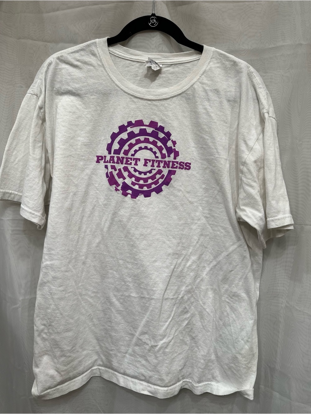 Planet Fitness Tee Anvil Branch White XL